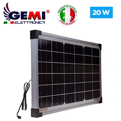 Gemi Elettrificatore B/12 Recinto Elettrico Solare 50W