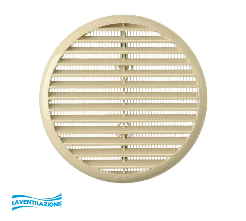 La Ventilazione Griglia tonda universale fori 40-160 mm aerazione
