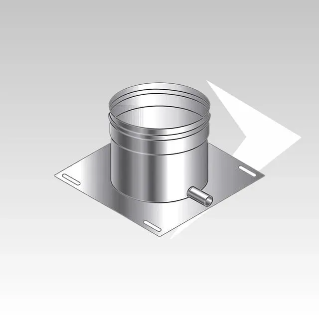 AMR Top SP136 piastra partenza scarico laterale inox 316L