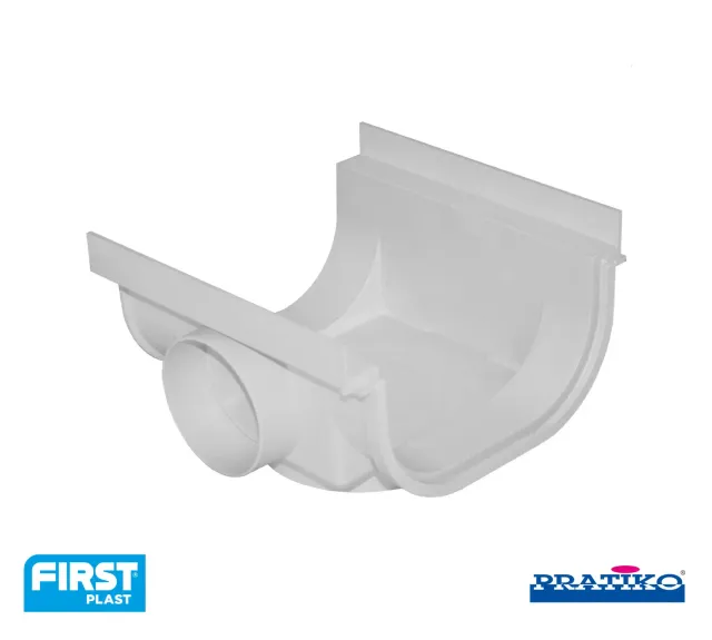 La Ventilazione Giunto Scarico PVC Canale 200 Basso h 115 mm