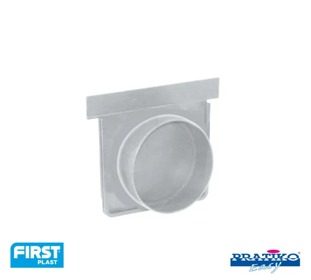La Ventilazione Testata PP canale 130 Easy alto h 110 mm tappo