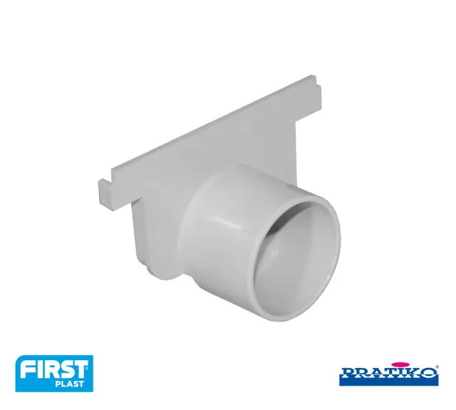 La Ventilazione Testata PVC Canale 100 Basso h 55 mm