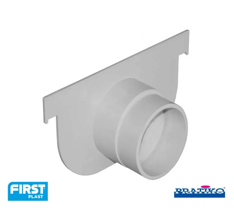 La Ventilazione Testata PVC Canale 200 Basso h 115 mm