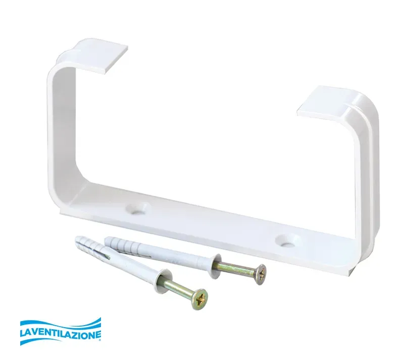 La Ventilazione staffa fermatubo 120x60 mm tubo rettangolare