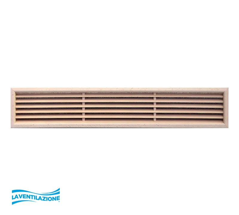La Ventilazione Linea Wood Griglia Legno Alette Inclinate
