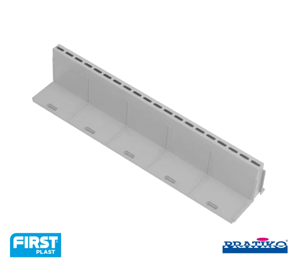 La Ventilazione Profilo caditoia fessura PVC h 90 mm