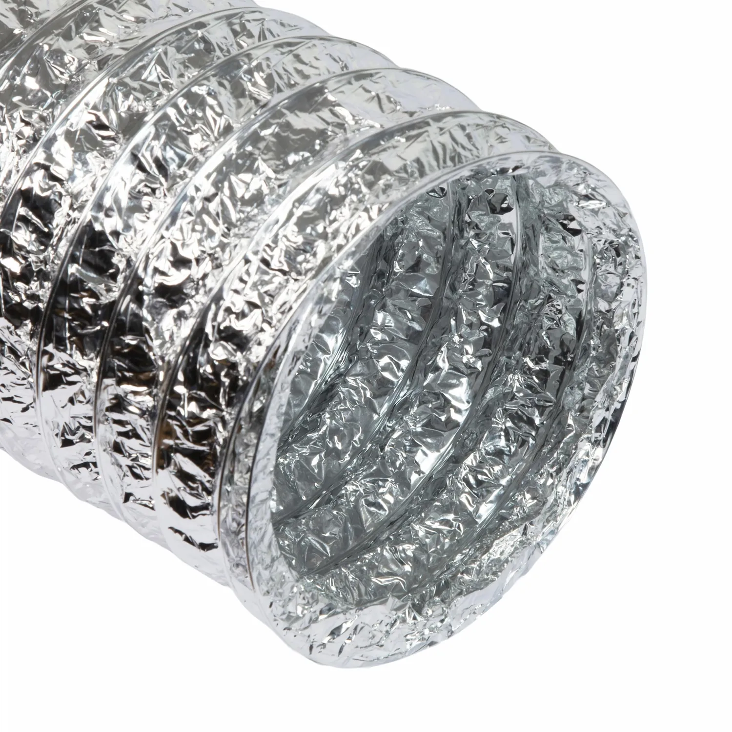Airflow 9021321 Condotto Flessibile Alluminio 200 mm x 10 m Argento