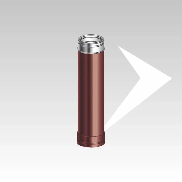 AMR Top DPAC02 tubo doppia parete 1 m camera aria