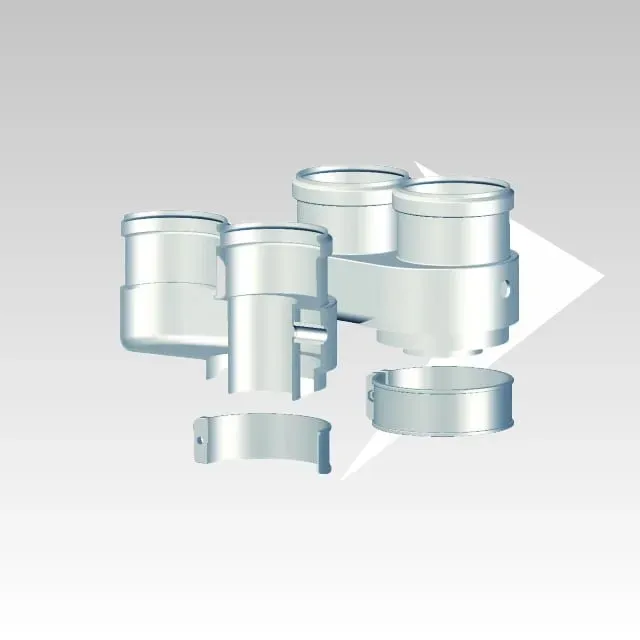 AMR Top Coax Top CXPG1147 sdoppiatore coassiale 60/100 80/80