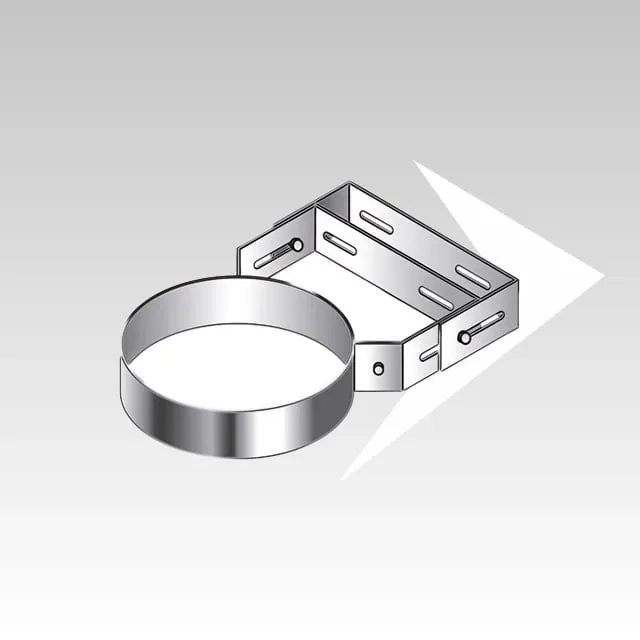AMR Top Coax Top CXP25 Collare Muro 50-100 mm Inox