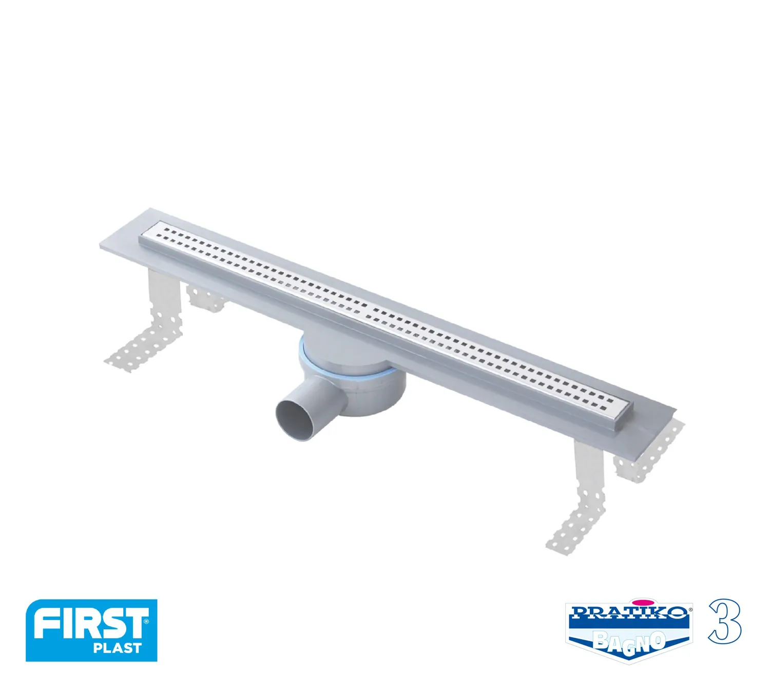 La Ventilazione Pratiko Bagno 3 Piletta Sifonata Griglia Inox