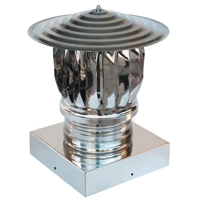 Piemme Comignolo Turbojet base quadrata canna fumaria