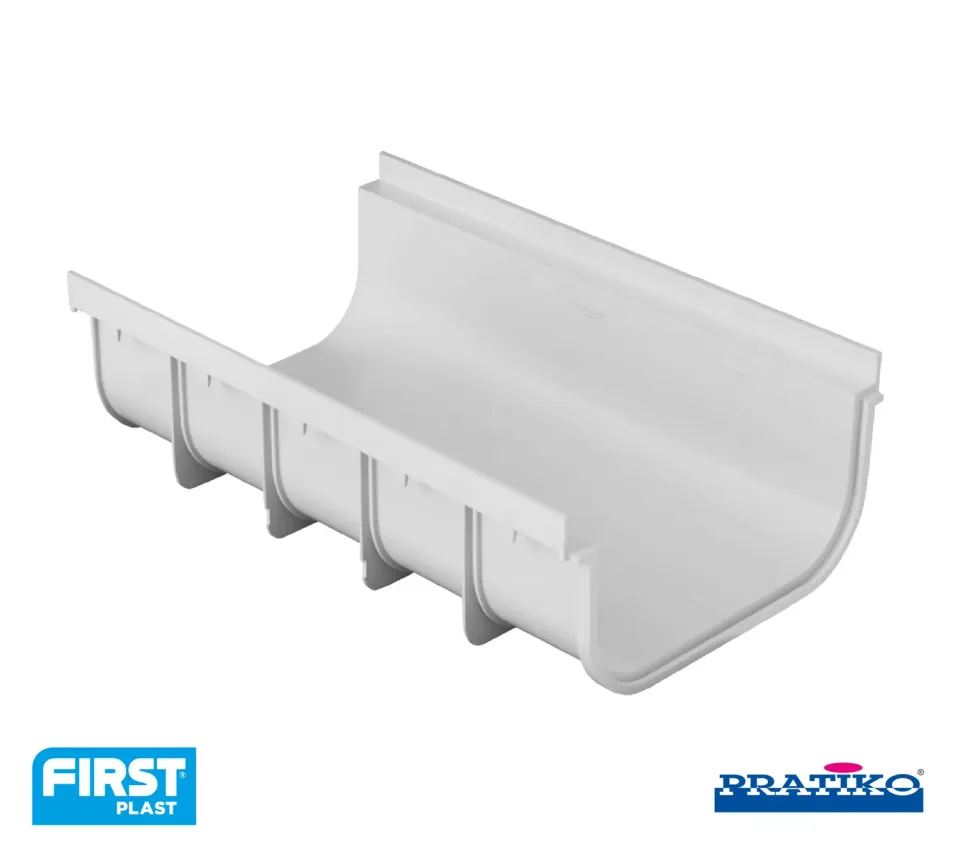 La Ventilazione 300 Basso Canale Modulare PVC h 140 mm