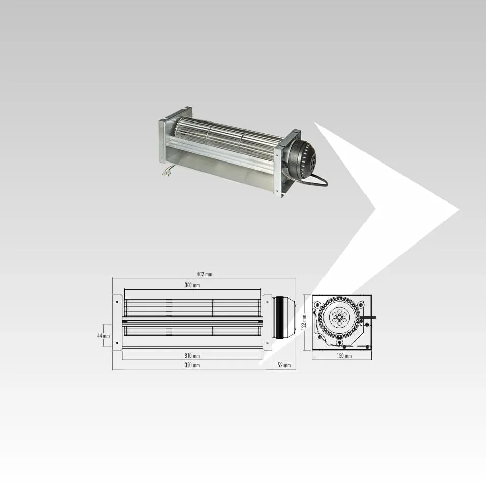 AMR Top Fergas 148312 ventilatore tangenziale ventola 300 mm
