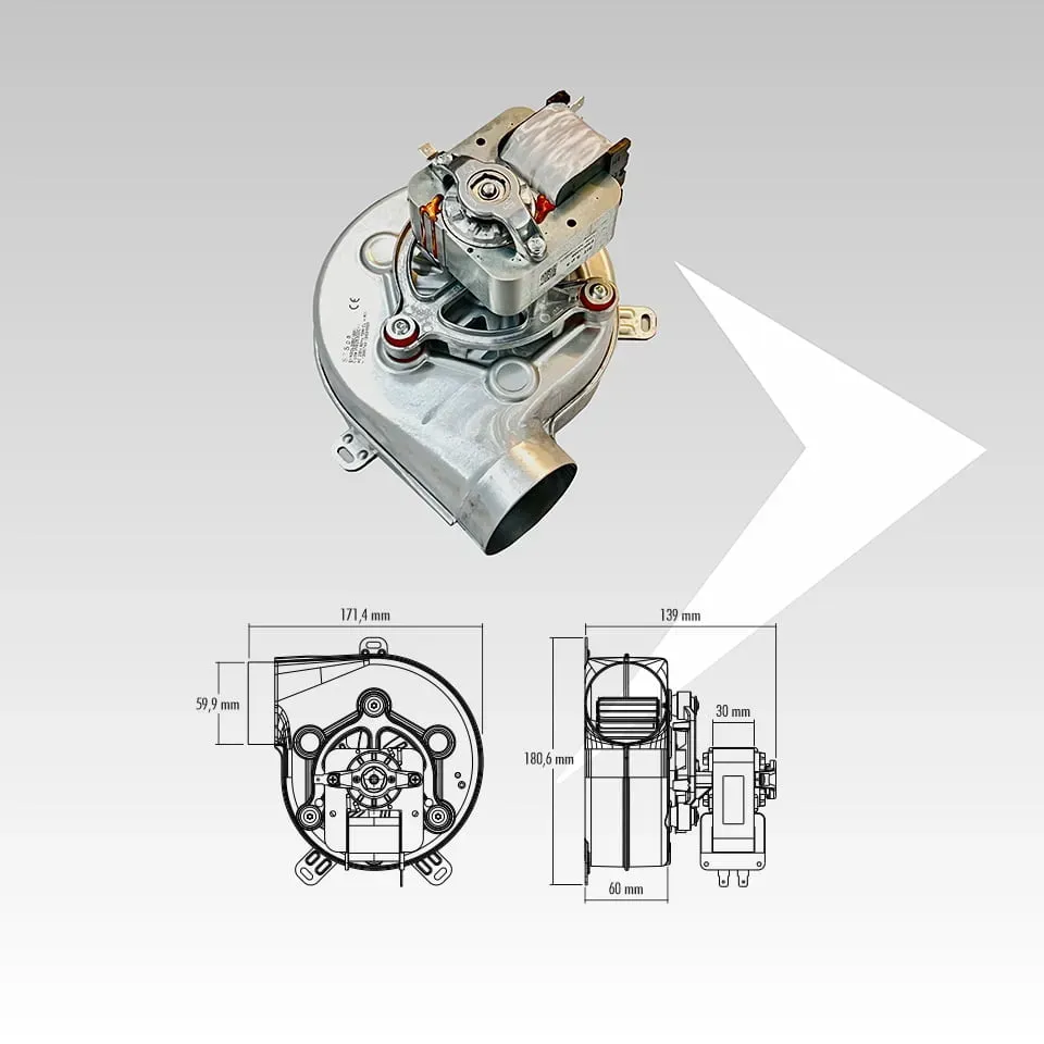 SIT Evagold 30 W925300011 ventilatore centrifugo pellet 178 mm