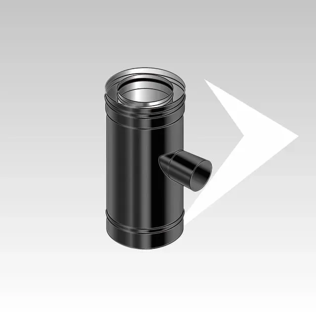 AMR Top CXP CXPB09 curva aria 90° coassiale Ø 60 mm