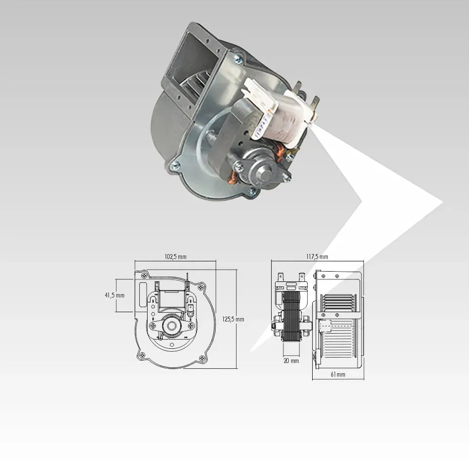 AMR Top Fergas 201630 ventilatore centrifugo pellet
