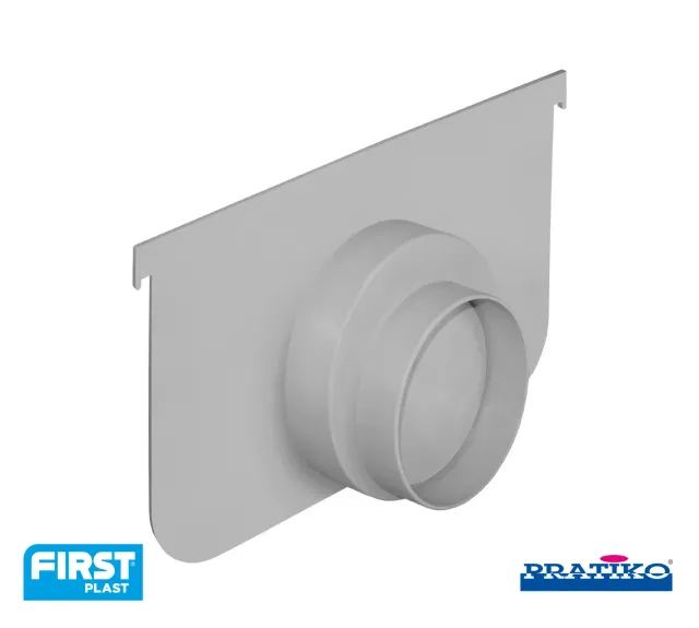 La Ventilazione Testata PVC canale 400 alto h 265 mm