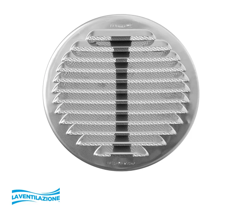 La Ventilazione Griglia Tonda Universale Fori 80-140 mm