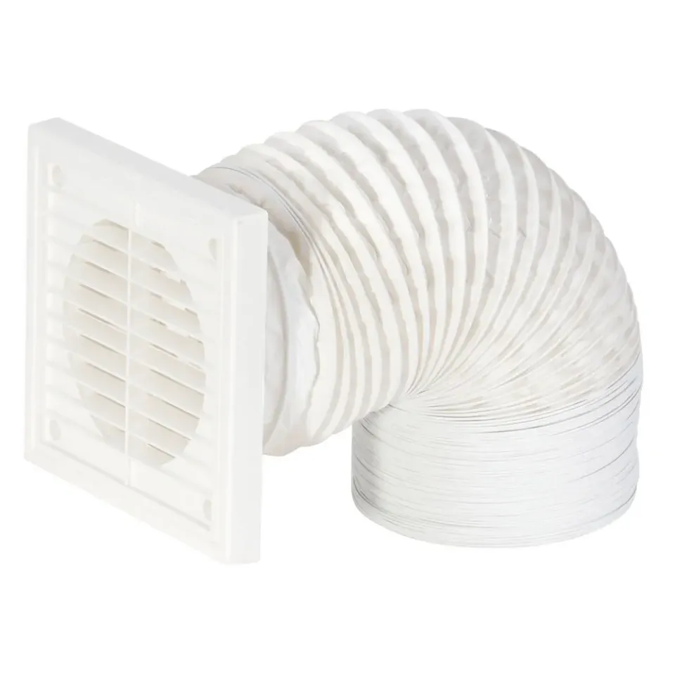 Airflow FDK150 kit tubo flessibile 150 mm bianco 3 m