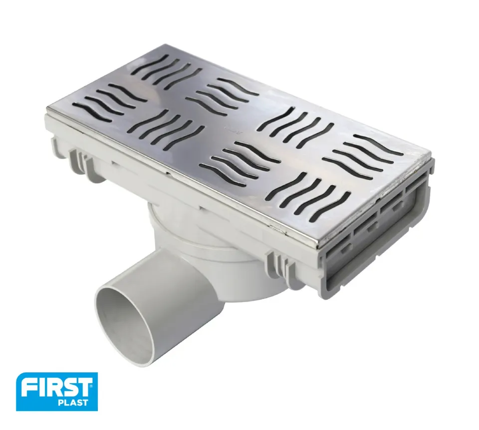 La Ventilazione Chiusino sifonato ABS griglia inox orientabile