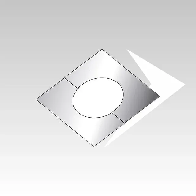 AMR Top SP168 piastra finitura ovale inox 316L