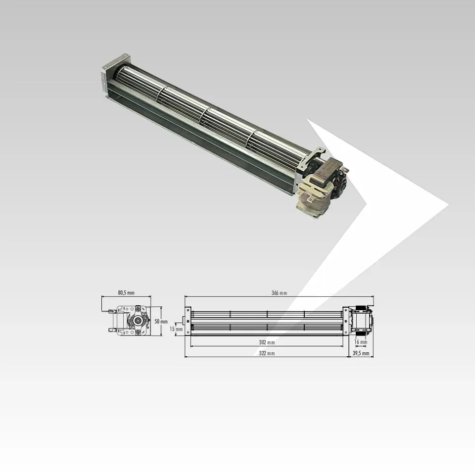 Trial THS30B3-001KK-D7 ventilatore tangenziale 303 mm