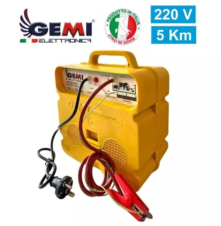 GEMI Elettrificatore Depotenziato 220V Recinto 5 km 2J