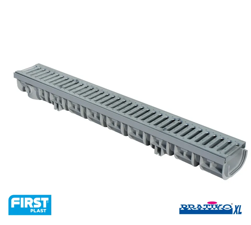 La Ventilazione 130XL basso canale PP griglia zincata