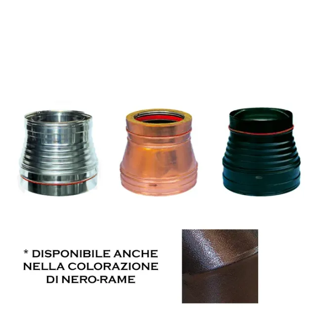 Piemme Doppia Parete Riduzione Canna Fumaria 50 mm coibentata