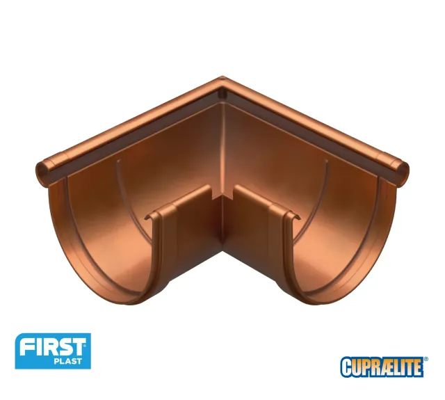 La Ventilazione Cupraelite 145 angolare esterno grondaia rame