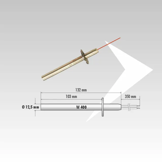 AMR Top ELF60023 candeletta flangia 132 mm 400W pellet
