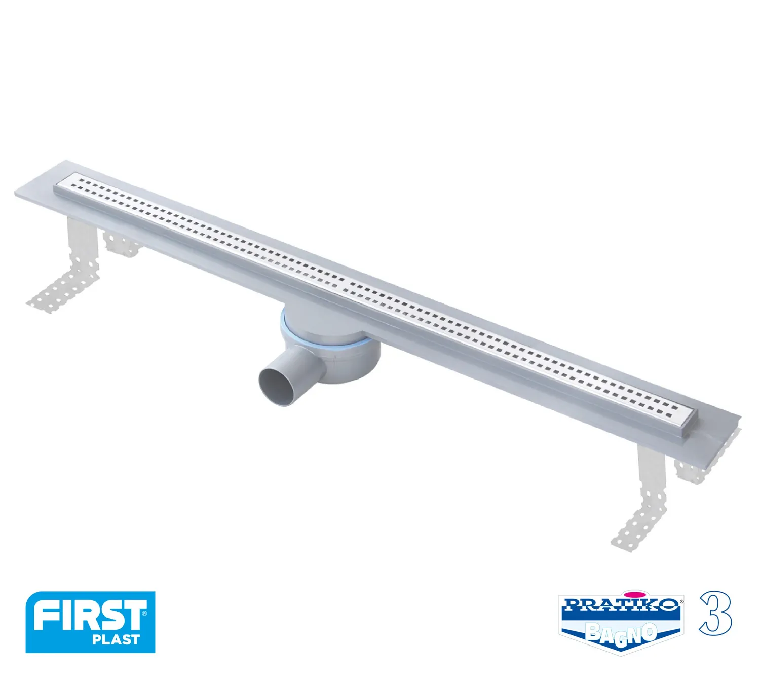La Ventilazione Pratiko Bagno 3 Piletta Sifonata Griglia Inox