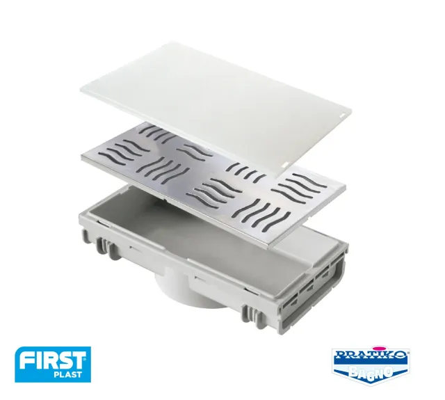 La Ventilazione Canale ABS Griglia Inox con Protezione