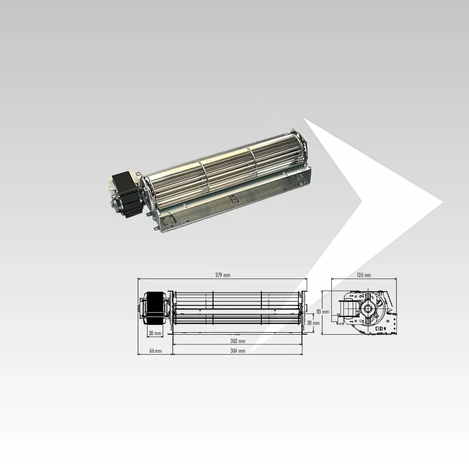 Trial TAS30B-040-S6 ventilatore tangenziale 302 mm
