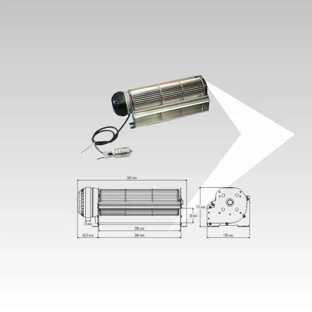 Trial 8AR28C-004 ventilatore tangenziale ventola 283 mm