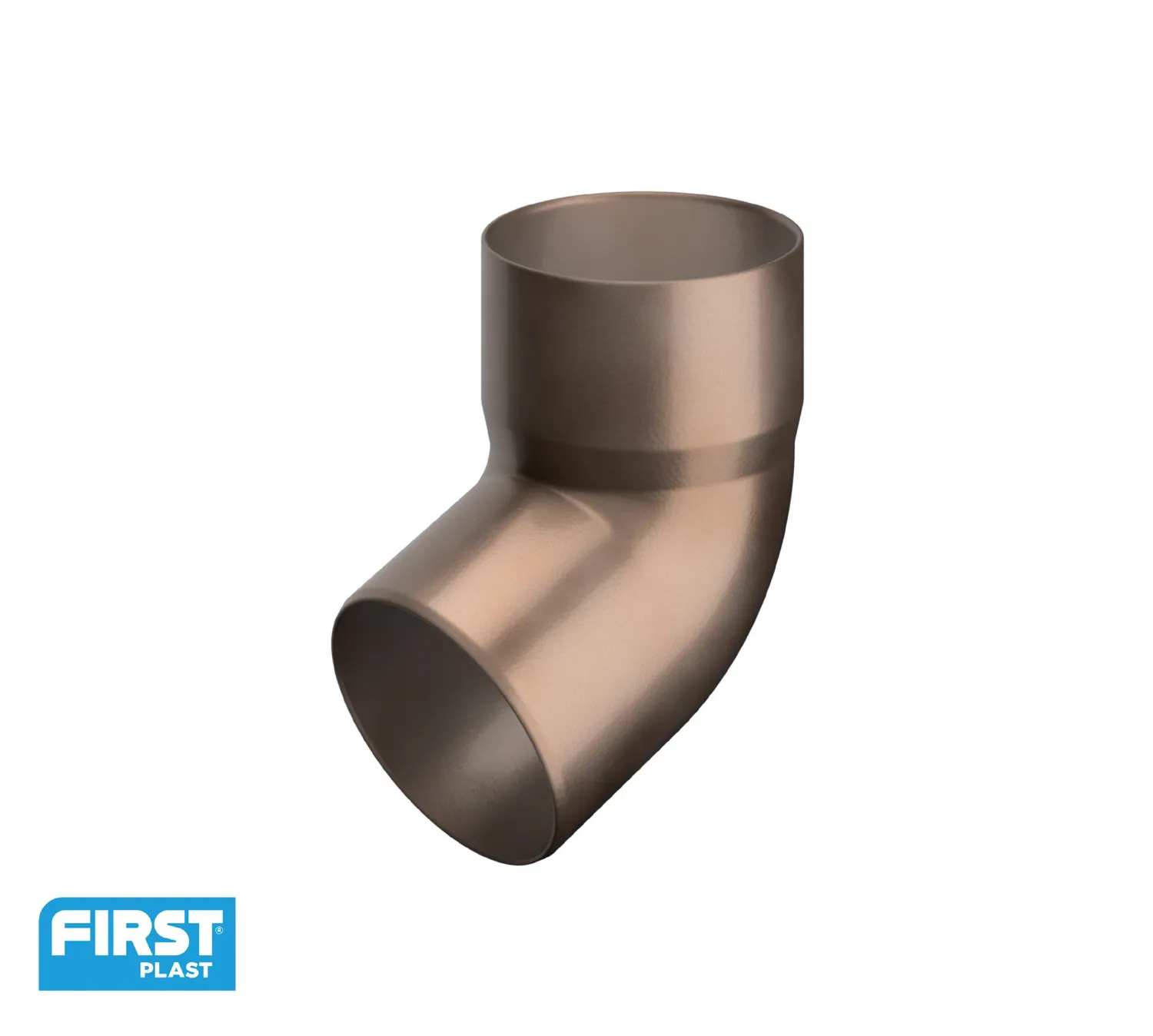 La Ventilazione Curva 67°30′ gronda effetto metallizzato
