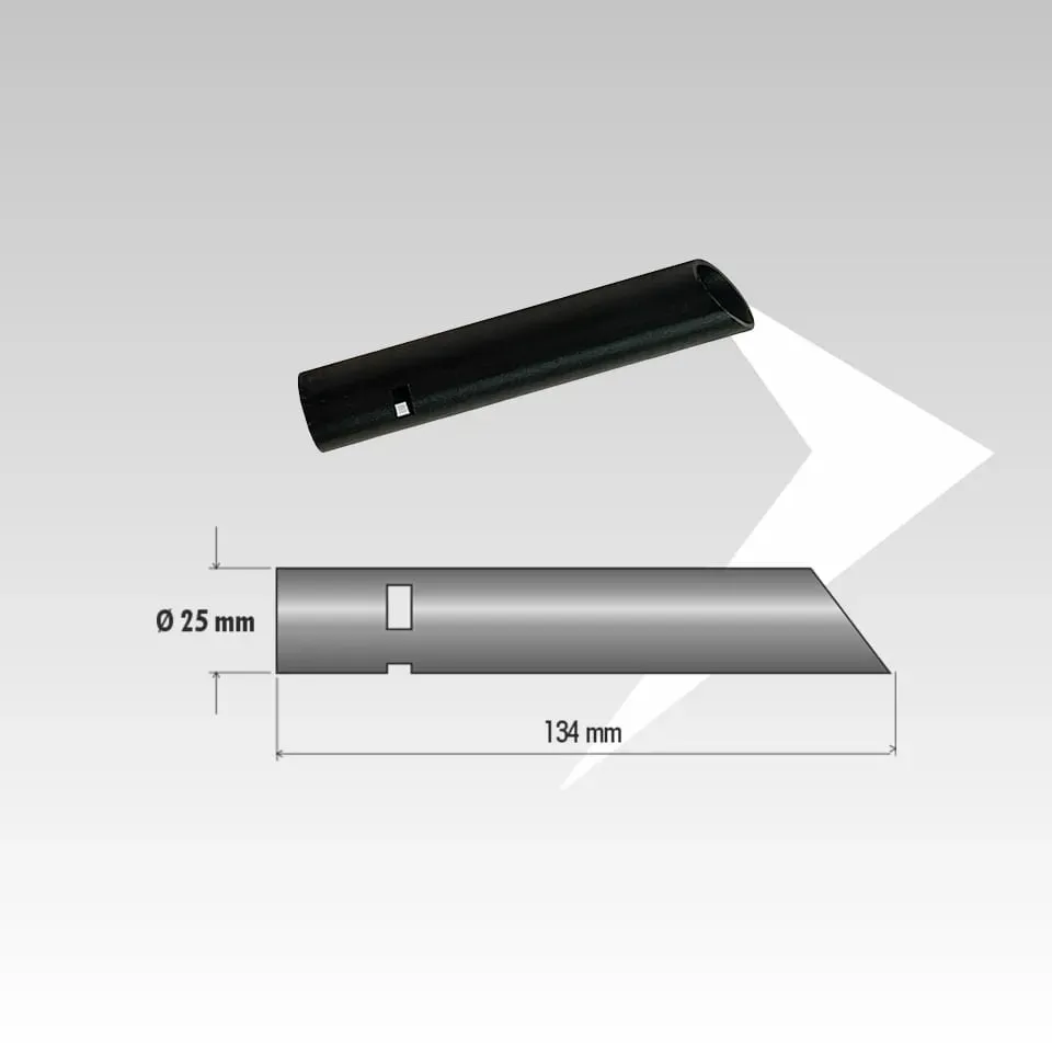 AMR Top PS1L COL Tubo Candeletta ø 25 mm Cola