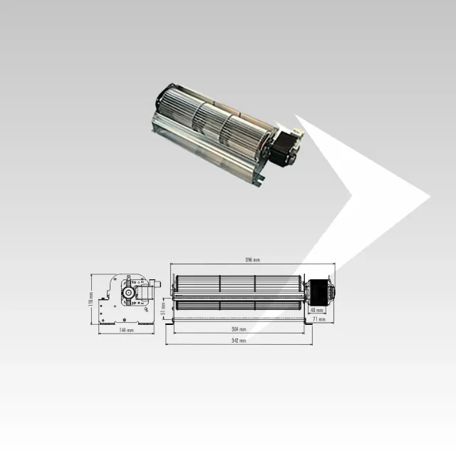 AMR Top Trial 8A130B-015-D5 ventilatore tangenziale 304 mm